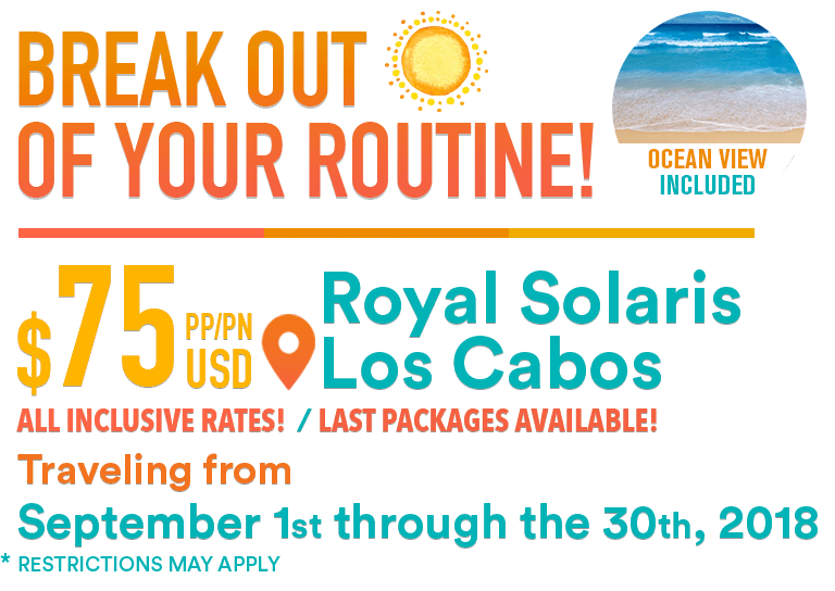 Royal Solaris All Inclusive Resorts in Cancun y Los Cabos Club Solaris