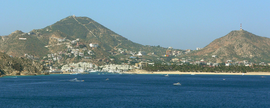 Coast view of cabo san lucas mexico