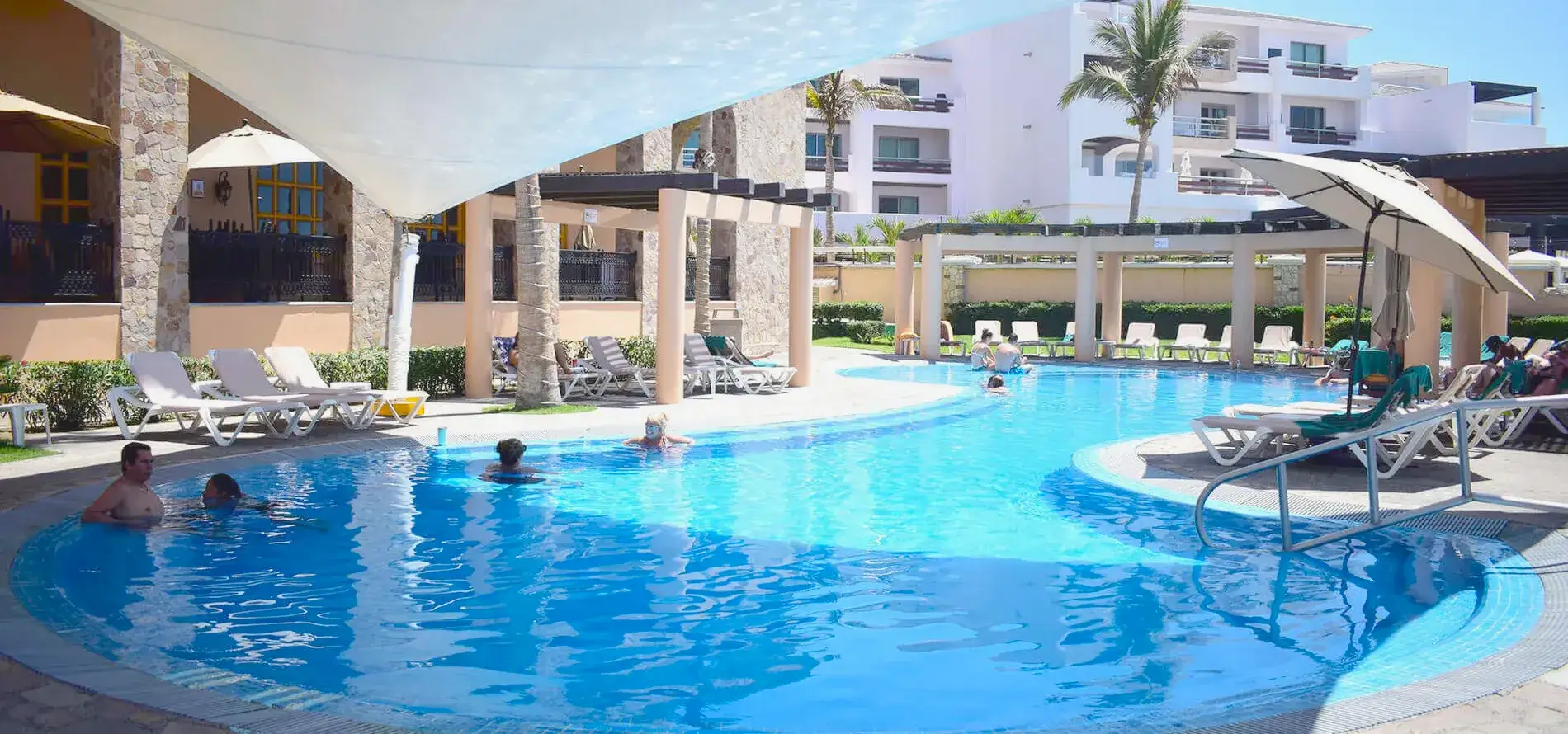 relaxing pool for adults only