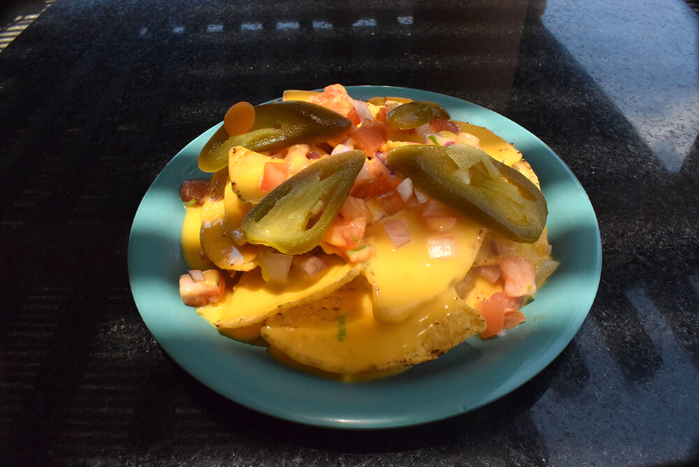 nachos con chile
